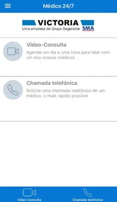 VICTORIA "Médico 24/7" android App screenshot 1